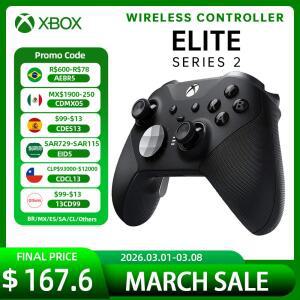 100% 새 정품 마이크로소프트 Xbox Elite 무선 컨트롤러 시리즈 2 (포장 포함) - Xbox Series S, Xbox Seri