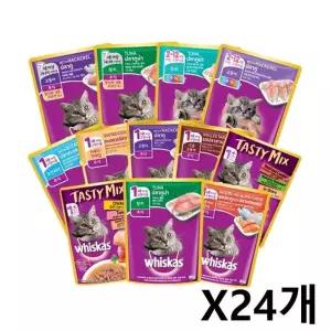 위스 파우치 80g X24개 고양이 수분보충 간 영양 애완