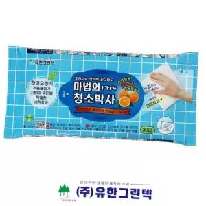 다목적세정티슈 기름때제거 청소용티슈 찌든때 클리너 30매