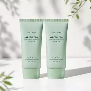 토니모리 TONYMOLY 그린티 수분 선크림 더블 기획 세트(50ml,2ea)