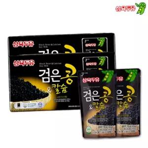 두유파우치 삼육두유 검은콩 and 칼슘 파우치 40개입 190ml(140kcal)