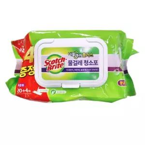 더블액션 20매 청소포 플러스 막대걸레 물걸레 표준형