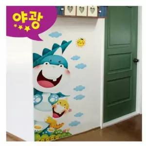 현관문스티커 c26 몰딩시트지 디자인스티커 인테리어필름 펀빅공룡 FDT-2209