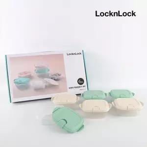 햇쌀밥용기 선물세트 반찬통 300ml 6개입 x 밀폐 단체 찬통 용기 명절 선물 반 그릇