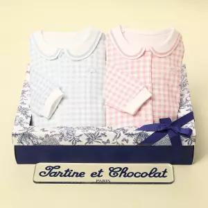 타티네 쇼콜라 쁘띠체크슈트쌍둥이출산50일백일선물TNPMUS062B-138 120183
