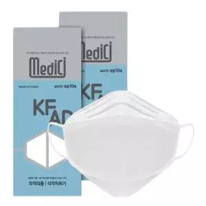 국산 100매여름용 메디치 비말차단 KFAD 마스크10매입 x 10팩