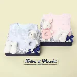 타티네 쇼콜라 쌍둥이출산50백일선물세트엘리스배스슈트2+코사지단말2+애착딸이2NOWUS022P 119159