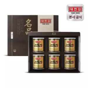 추석 선물 대천김 [바로배송]대천김 명품 곱창김 캔김 선물세트 30g x 6캔