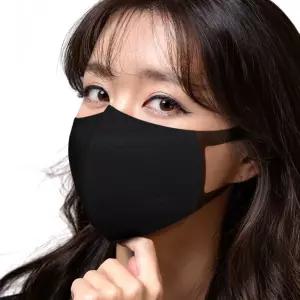 퓨올 순수 국산 KFAD 비말차단마스크 [귀편한 블랙 100매] 숨편한 새부리형 김서림완화