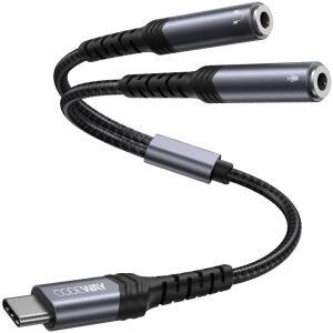 [코드웨이] USB C타입 to 3.5 Y 이어폰 젠더