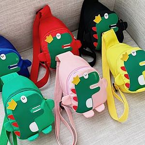 유아 아동 크로스백 슬링백 귀여운 공룡 캐릭터 미니 가방 힙색