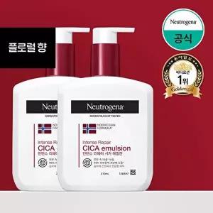 [뉴트로지나][시카에멀전88ml증정] 뉴트로지나 인텐스 리페어 시카 에멀전 (플로럴향) 310ml x2