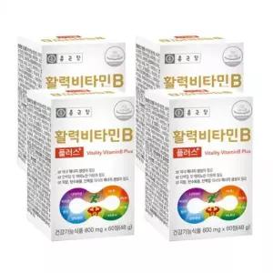 활력비타민B 플러스 800mgx60정 4개