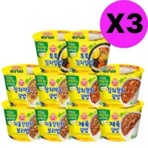 오뚜기 김치알밥 참치마요 김치참치 강된장 제육 6set
