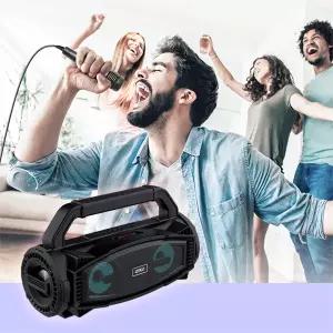 XY098 어디서나 즐기는 가족노래방 USB/TF MP3 파일 재생 AUX 연결 이동식 앰프스피커