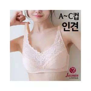 자스민by비너스 80A-95C컵/인견 노와이어 풀컵 홑겹브라1종 JBR1265 1099428