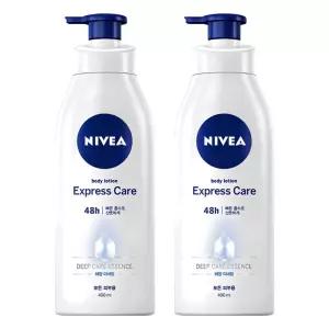 니베아 익스프레스 케어 바디로션 400ml X 2개