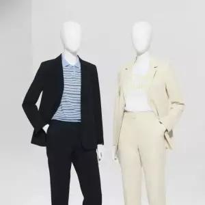 여성 이지 수트 셋업 2종(자켓+팬츠)(S609W)