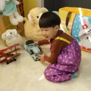 앞치마두건세트 어린이집 유아동 어린이 전신 미술가운 방수놀이복