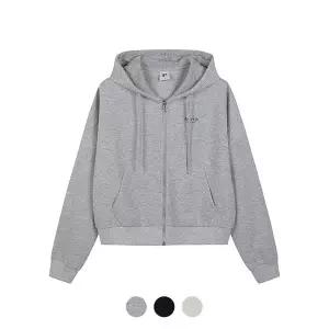[폴햄] 여성 PH 더블니트 크롭 후드 집업_PHE4TC2200