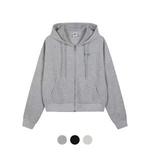 [폴햄][폴햄] 여성 PH 더블니트 크롭 후드 집업_PHE4TC2200