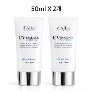 달바 워터풀 에센스 선크림 50ml X 2개