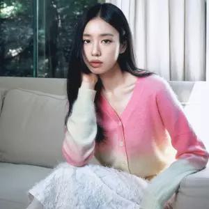 셀렙샵에디션 [최초가99,000]브러쉬드울100 그라데이션 가디건