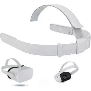 메타 퀘스트 2 및 오큘러스 VR 헤드셋과 호환되는 교체용 헤드 스트랩 향상된 지지력과 편안함을 제공하는