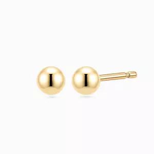 14K 에르디 볼 귀걸이 4mm