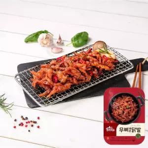 [가마치] 불향가득 무뼈매운닭발 160g 1개 중독적인 매운맛 직화 그릴 캠핑 안주 야식
