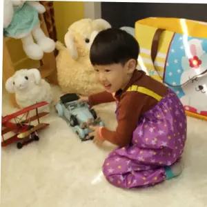 미술가운 어린이집 유아동 어린이 전신 방수놀이복
