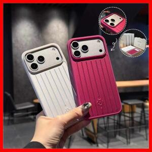 로고 및 선물 상자를 가진 본래 Rimowa 금속 전화 케이스를 iPhone 17 16 15 14 13를 위한 고급스러운 비즈