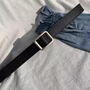 청바지용 남녀 캐주얼 공용 가죽 허리띠 데일리 벨트