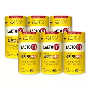 종근당건강 락토핏골드 생유산균 2g X 50포 6박스 프로바이오틱스 20억 CFU