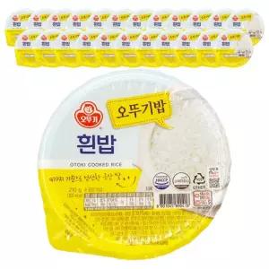 오뚜기 맛있는 오뚜기밥 흰밥 210g x 24개