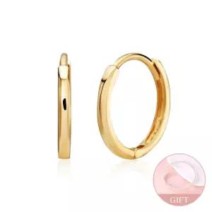 [모룬] (9월베스트) 당일발송 14K 민자 원터치 링 귀걸이 중 한쌍 MOE39674