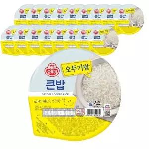 [하프클럽/]오뚜기 큰밥 300g X 18개 맛있는 흰밥 즉석식품