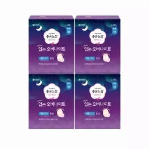 좋은느낌 입는 오버나이트 8매 X 4팩 / 입는생리대