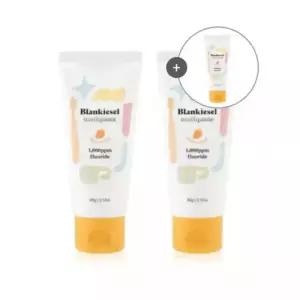 블랑키즐 치약 1000ppm 고불소 1단계 애플망고향, 60g, 2개