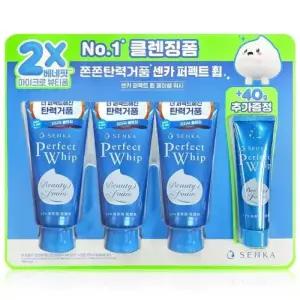 센카 퍼펙트휩 폼클렌징 120g3개+40g 코스트코 일본 시세이도 클렌징폼 세안제
