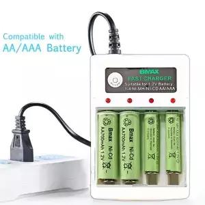 AA / AAA 배터리 충전기 2 4 슬롯 NI-MH NI-CD 용 AC 110V 220V 충전 1.2V 충전식