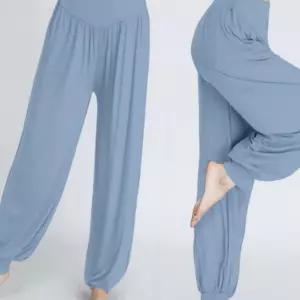 (올핀)여름 모달 요가 필라테스 바지 스킨 줌바웨어 와이드팬츠