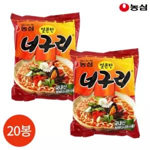 [텐바이텐]농심 얼큰한 너구리 120g x 20봉
