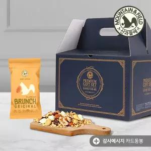 [산과들에] 그래놀라하루견과 브런치오리지널 100봉 프리미엄 명절선물세트
