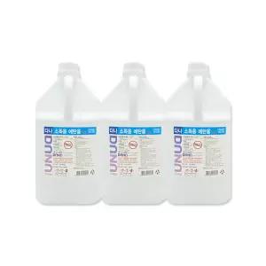 다나 에탄올 알콜83% 4L x3개 공간소독 보건소 학교 소독제