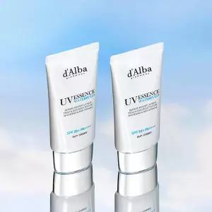 [달바]워터풀 에센스 선크림 50ml + 50ml / 끈적임 없이 촉촉한 수분 윤광 선크림 / 수분가득 밀착보습
