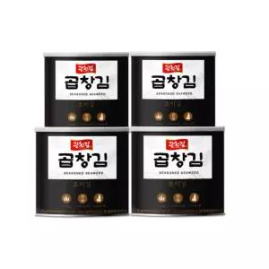 광천김 곱창캔김 30g 4캔 보관편한 구이김 술안주 김 BNS