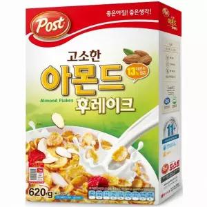 포스트 고소한 아몬드 후레이크 620g 3개