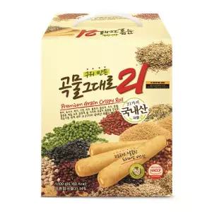 선물 세트 곡물그대로21 1100g 크리스피롤 과자 -