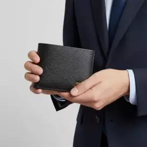 페라가모 66 A063 NERO 0685950 더블 간치니 반지갑 금장 배송
